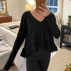 Urban Outfitters ruffle long sleeve